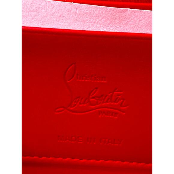 Christian Louboutin Patent Loubila Clutch in Poupidou New - Picture 13 of 15